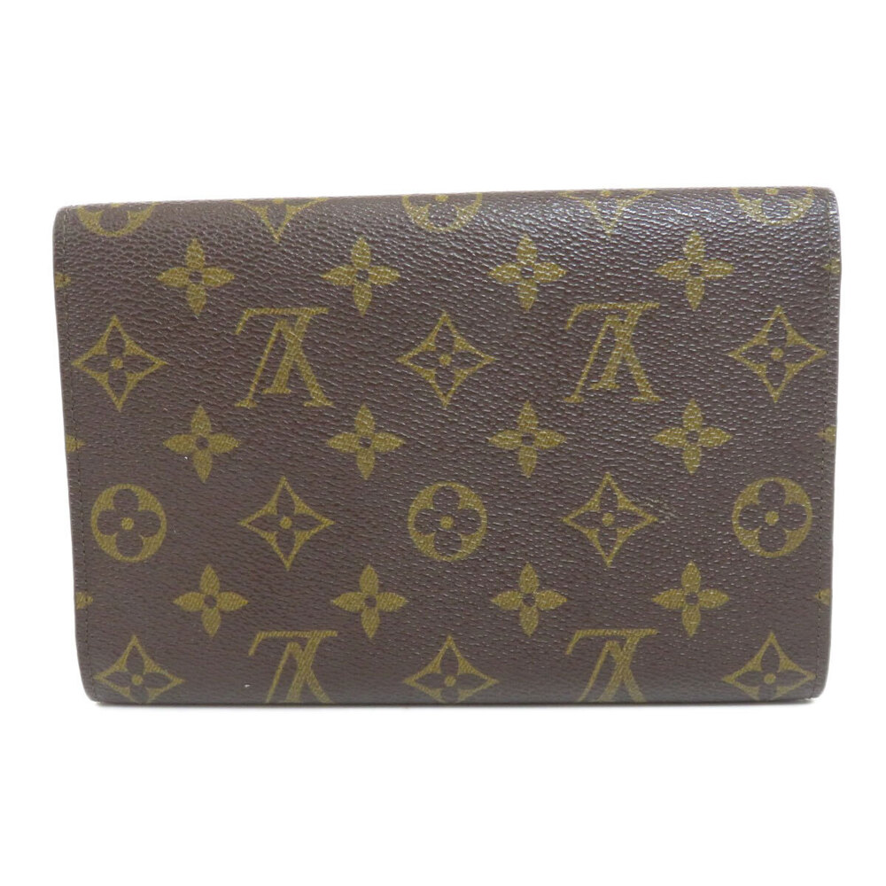Louis Vuitton fold Wallet fold Wallet Canvas Bi Tri Monogram Brown